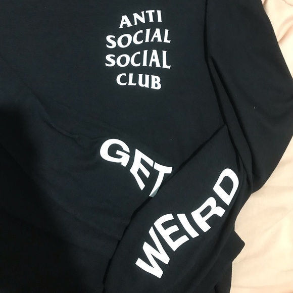 Anti social social club get weird long sleeve - Picture 2 of 4